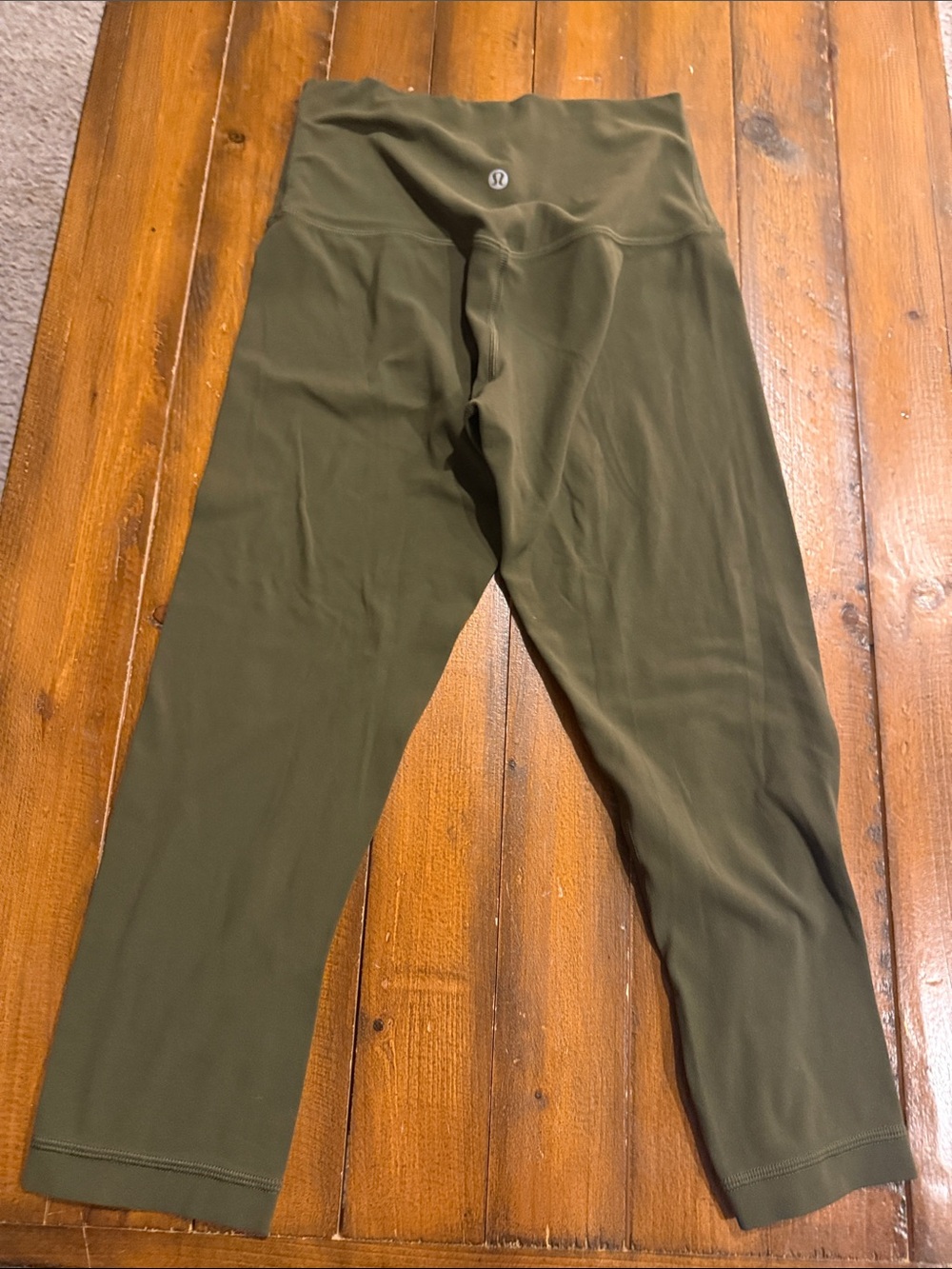 lululemon athletica Olive Green High-Rise Leggings